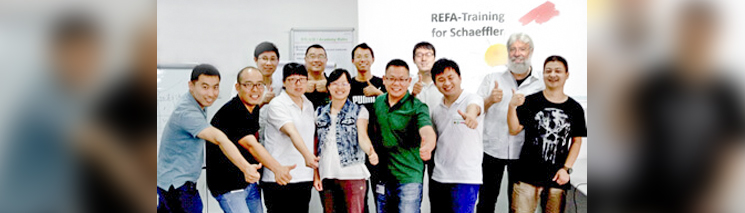 Formazione REFA presso la Schaeffler a Taicang